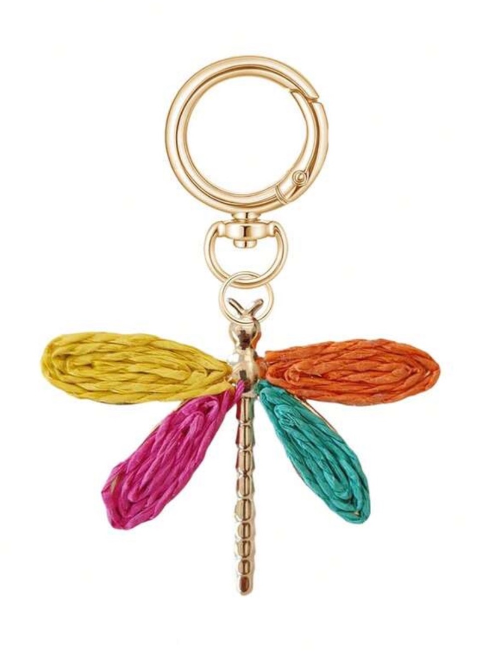 NEW Summer Dragonfly Bag Charm/Keychain